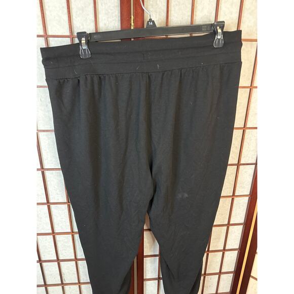 Plus size women's black joggers cute zipper pockets Please see measurements - Picture 5 of 7